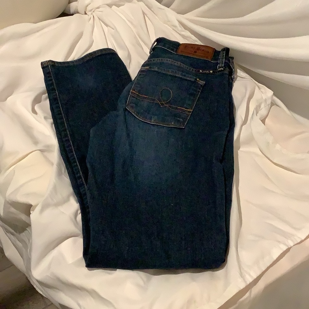 Lucky Jeans Women’s Sofia Straight Dark Blue Size 6 Regular. 32" inseam - Picture 7 of 7